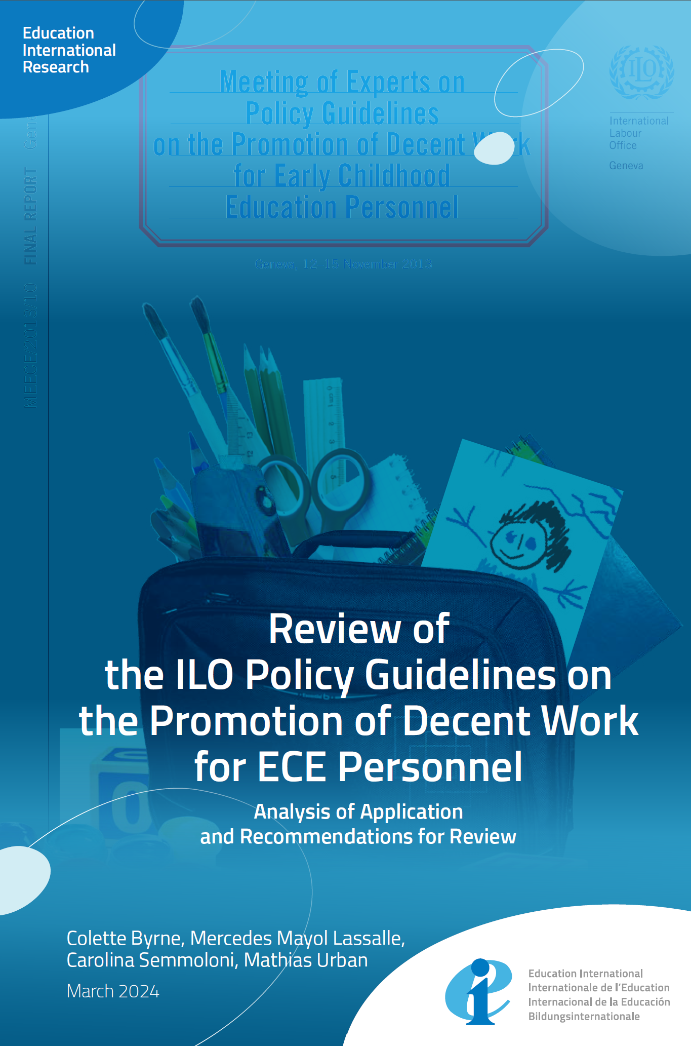 Review of the ILO Policy Guidelines on the Promotion of Decent Work for ECE Personnel