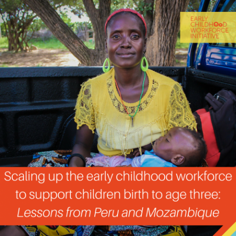 June 14th webinar focuses on scaling up the early childhood workforce